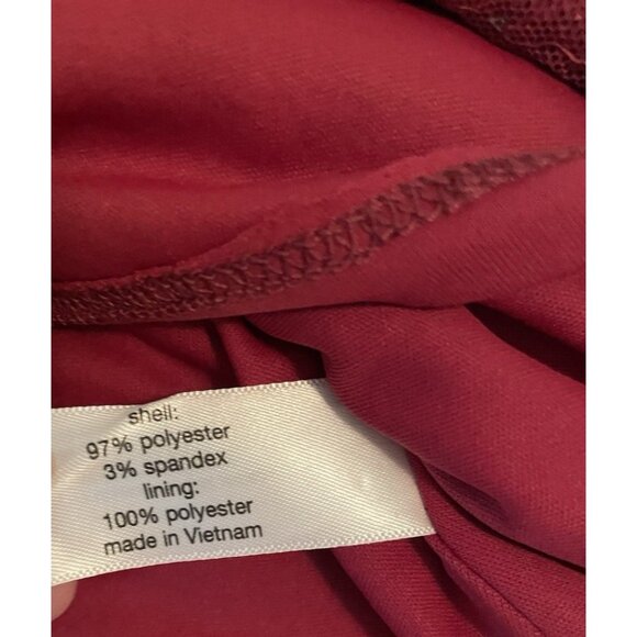 New Lane Bryant Red Sequins Top size 14 Babydoll Flutter short sleeve Holiday - Picture 6 of 11